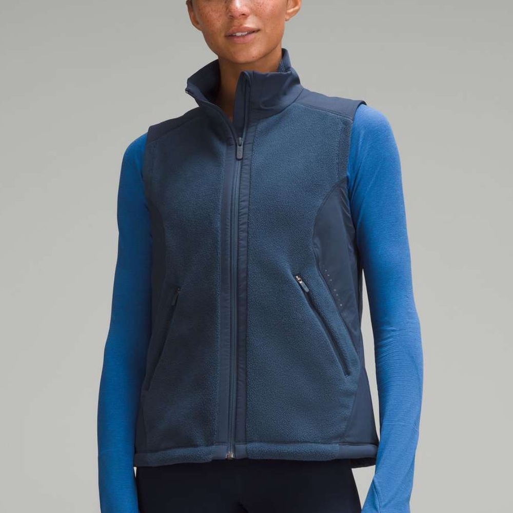 Lululemon Fleece Vest Mineral Blue